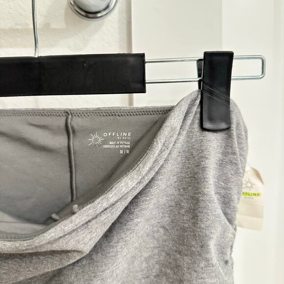 NWT OFFLINE By Aerie OG Sunlight Mini Dress in Dark Heather Gray Size Medium - Picture 7 of 9